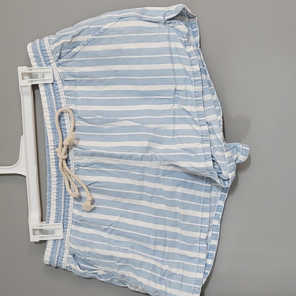 Aerie Striped Denim Shorts
